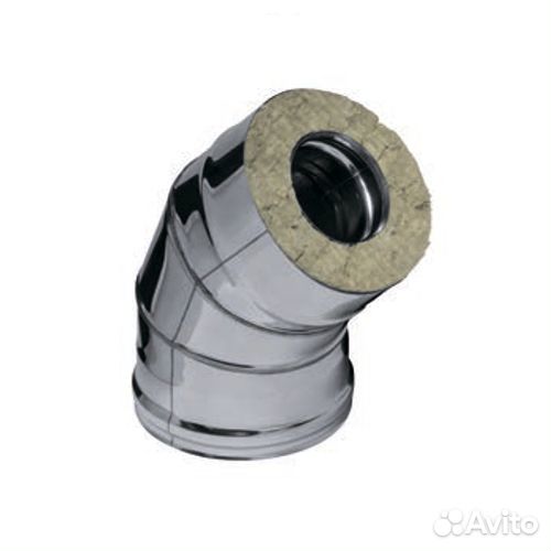 Сэндвич-колено ferrum 135гр. (430/0,8мм + оц.) Ф15