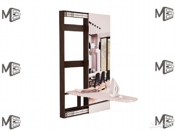 Гладильная доска Смарт с зеркалом