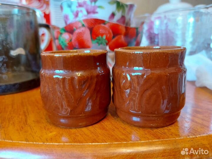 Обливная керамика СССР рюмки