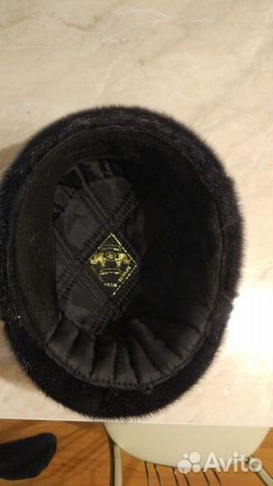 Шапка формовка нерпа р.57-58 новая