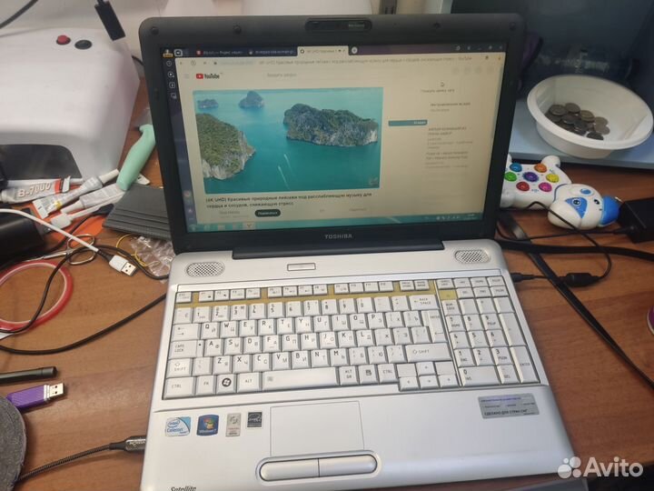 Ноутбук toshiba satellite l500