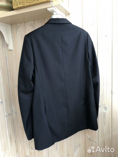 Пиджак темно-синий, новый, рост 158
