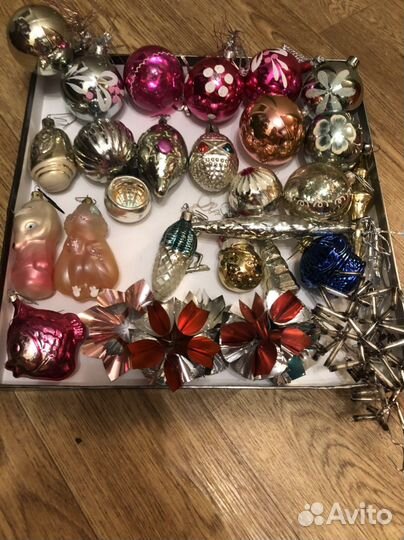 Елочные игрушки СССР