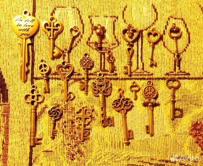 Ключи от дверей древних замков, 4 разных набора