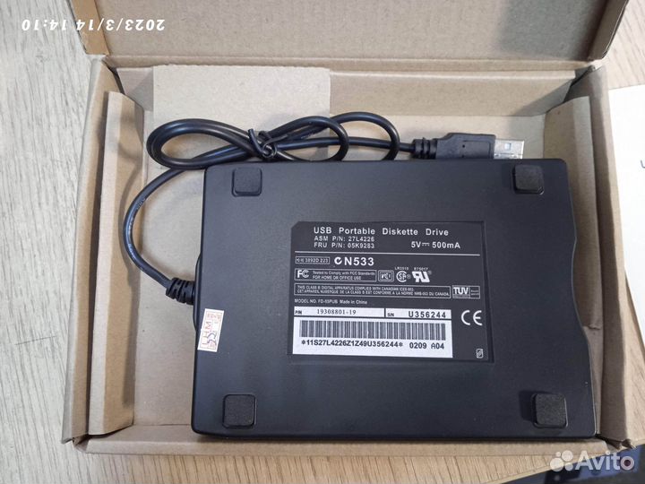 Внешний FDD 3,5 USB