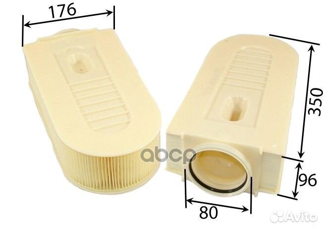 A0516 фильтр воздушный MB W204/W212/X204 07 A