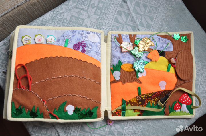 Детская развивающая книга