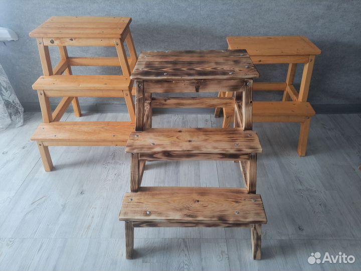 Лестница стремянка деревянная