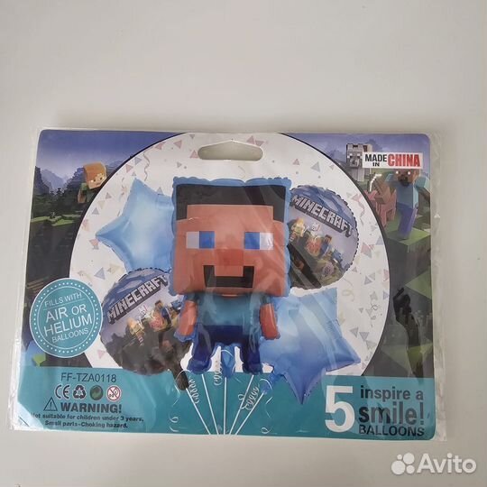 Воздушные шарики minecraft