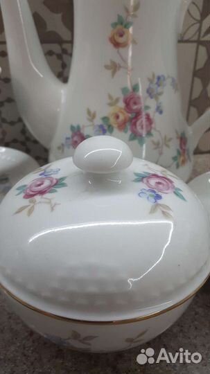 Сервиз кофейный ГДР Кольдиц Винтаж. Период СССР