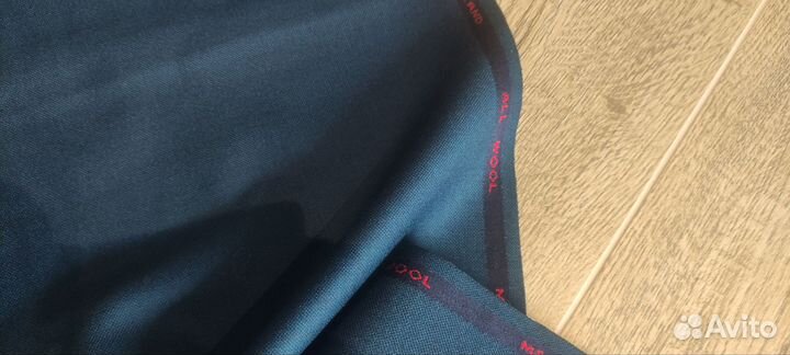 Отрез ткани лён букле, шерсть, твид, креп, шелк