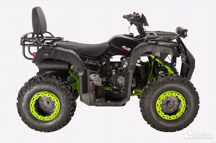 Квадроцикл H200 Люкс для Взрослых 2023 Черный