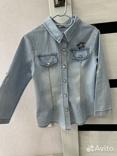 Стильная рубашка на девочку