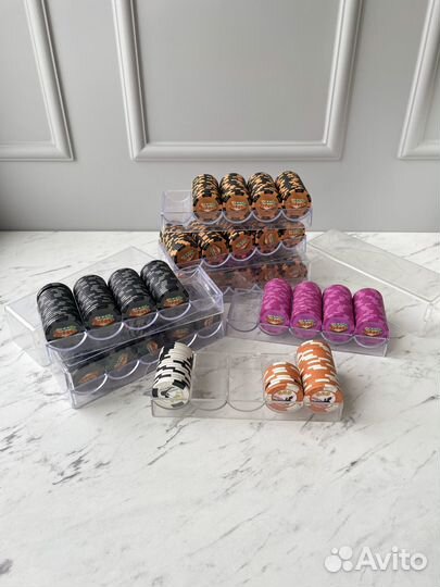 Фишки для покера с номиналом и без номинала