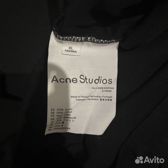 Лонгслив Acne Studios Stockholm 1996 Longsleeve