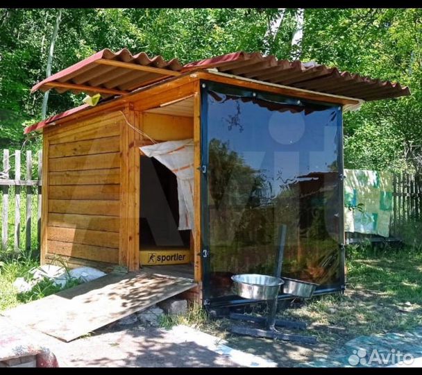 Будка для собаки утепленная