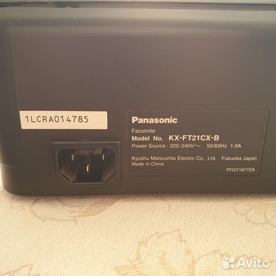 Телефон факс panasonic KX FT-21