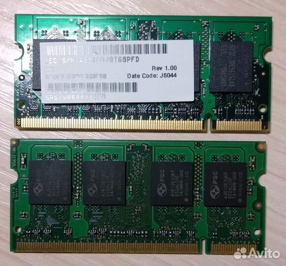 SO-dimm DDR2 512MB для ноутбука