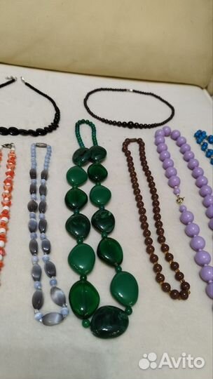 Винтаж, ретро, бусы и колье. Чехия и СССР