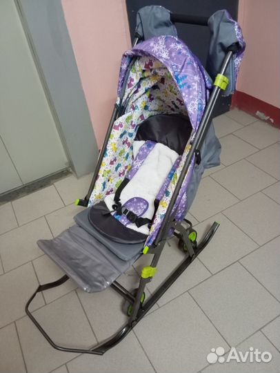 Коляска санки