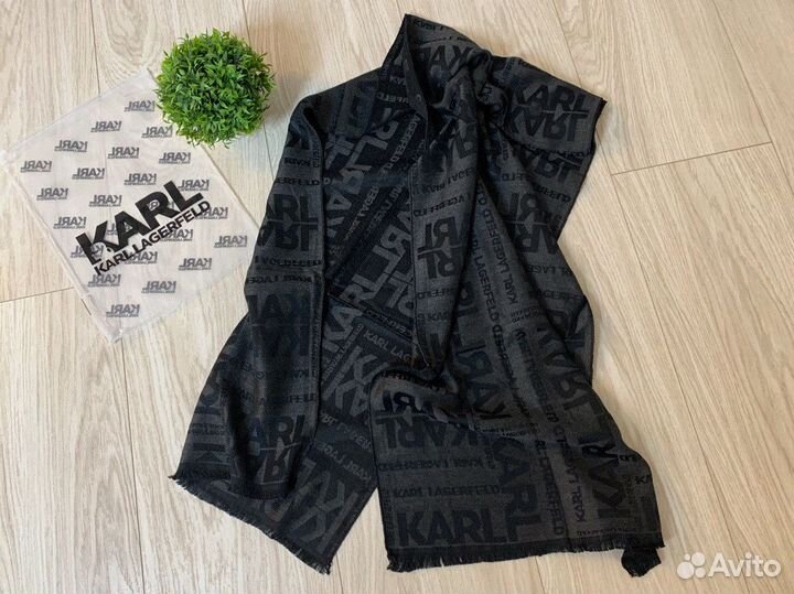 Шарф Karl Lagerfeld шёлк + шерсть