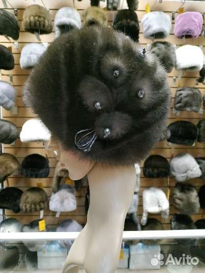 Шапка норковая новая женская