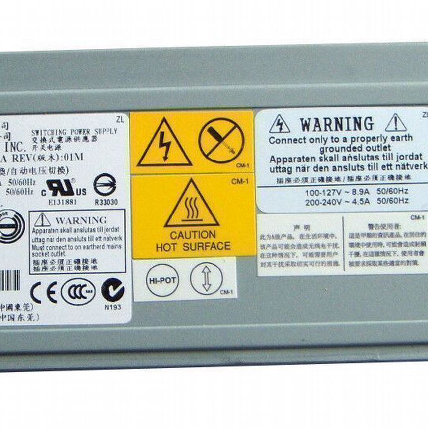 [D37223] Блок Питания Intel 600wt Dps-600rb A