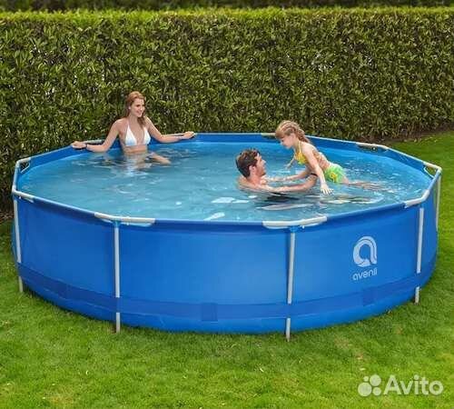 Бассейн каркасный Avenli с фильтр-насосом 366x76см