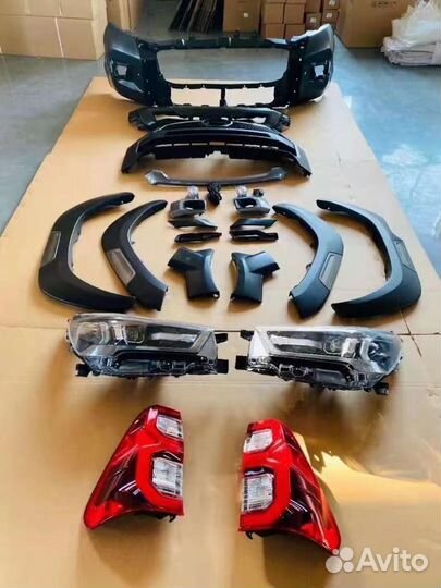 Комплект рестайлинга 2021 Toyota Hilux Revo Rocco