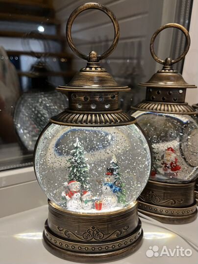 Новогодний музыкальный фонарь