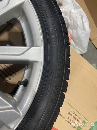 Диски audi a5 R18 с зимней резиной в сборе