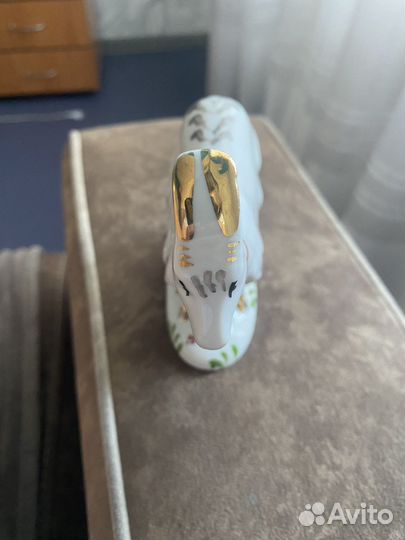 Статуэтка коза. Фарфоровый завод Гарднера