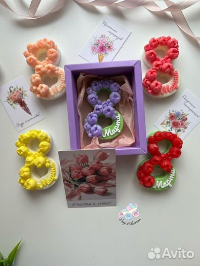 Мыло ручной работы на 8 марта