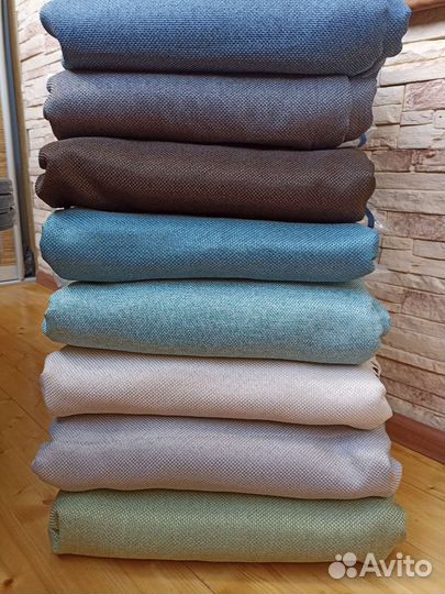 Шторы новые 4 м Блэкаут Рогожка