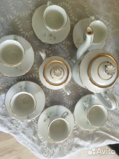Сервиз винтажный кофейный