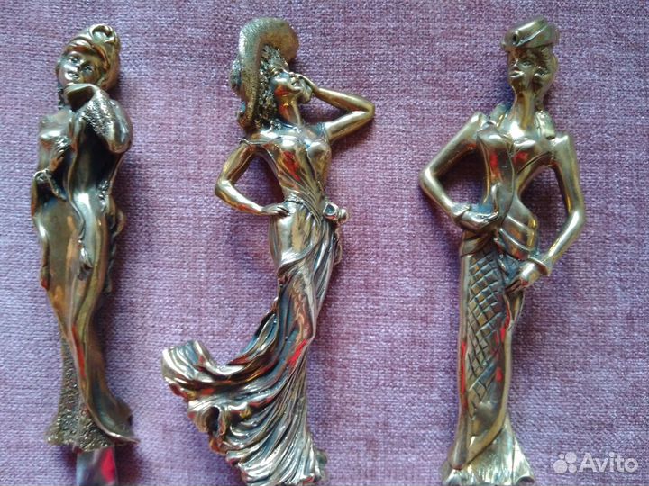 Бронзовые шампуры (набор) Знаки зодиака и Дамы