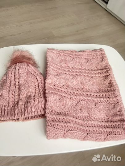 Шапка и снуд женские