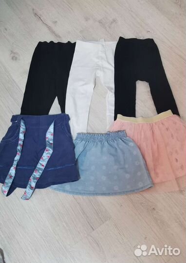 Вещи для девочки пакетом 110-122