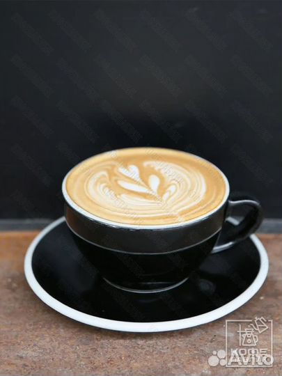 Кофейная пара Loveramics Egg 200 мл, цвет Black (Чёрный)