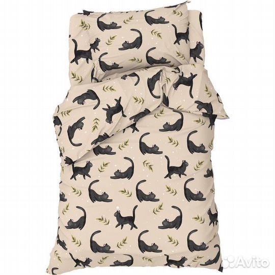 Постельное бельё Этель 1,5 сп 'Little cat', 143х21