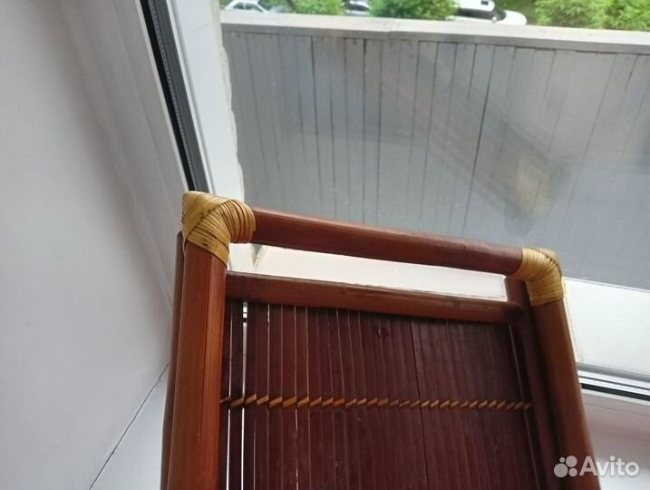 Поднос, деревянный, бамбук под реставрацию