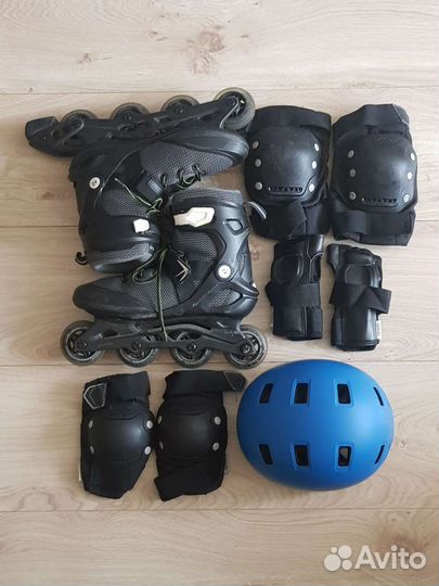 Ролики oxelo с защитным комплектом