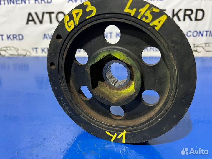 Шкив коленвала Honda Fit GD3 L15A