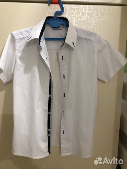 Рубашка школьная 134