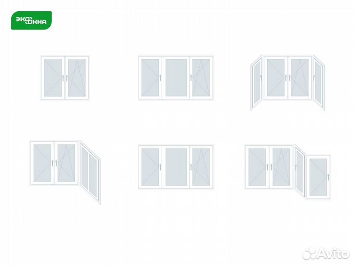 Аллюминевые окна с завода