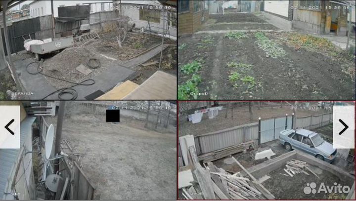 Камеры видеонаблюдения 2шт,AHD,2мп, новый комплект