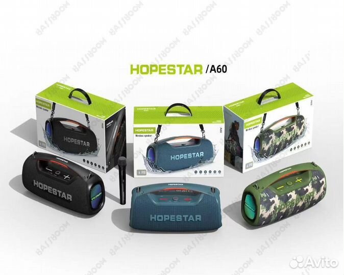 Портативные беспроводные колонки: hopestar A60