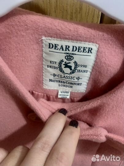 Пальто для девочки Dear Deer