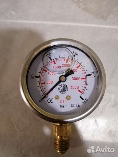 Манометр 0-250 bar