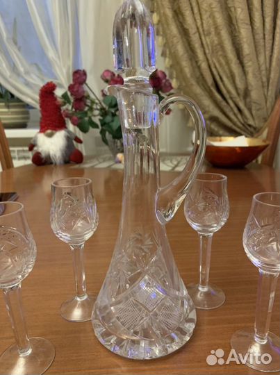 Хрустальный набор для спиртного